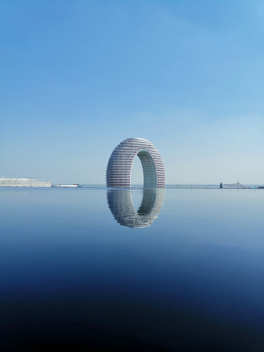 湖州風(fēng)光,月亮灣美景。
