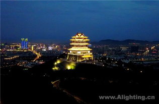 湖州仁皇閣夜景照明
